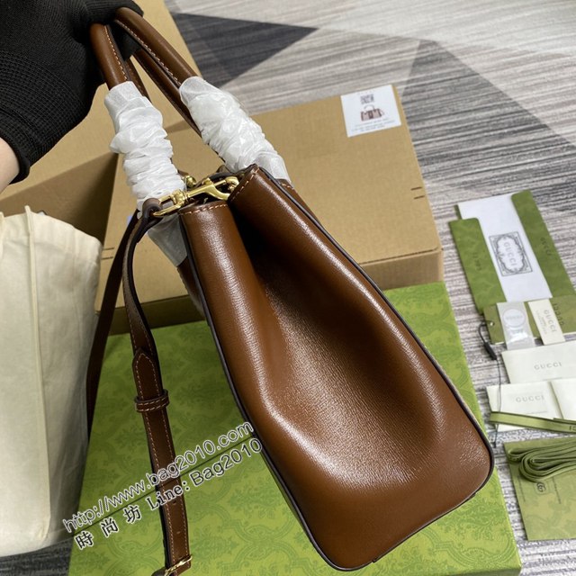 Gucci新款包包 古馳Jackie 1961系列中號托特包 Gucci新款手提肩背托特包 649016  ydg3060